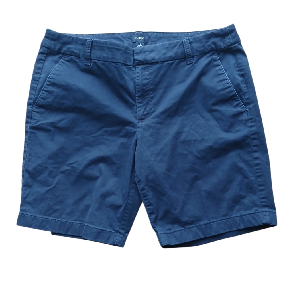 J. Crew Women's Size 12 Navy Blue Casual Shorts